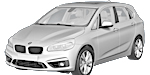 BMW F45 P1CED Fault Code